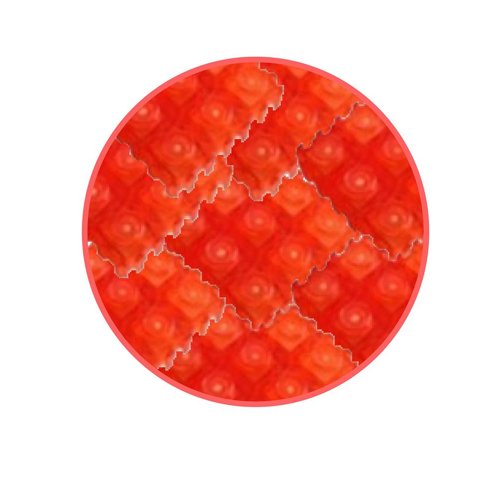 꾹꾹블럭 - 韓國咕咕拼豆補充包(400顆)-透明紅