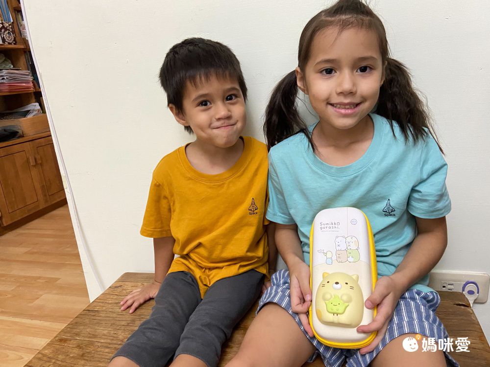 立體防水減壓鉛筆盒-卡通人物-角落生物白熊-粉色 (23.7x11.7x7.7cm)