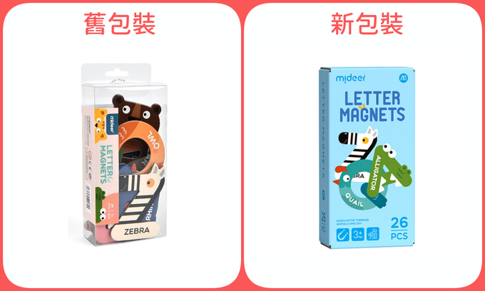 MiDeer - 動物字母磁力貼