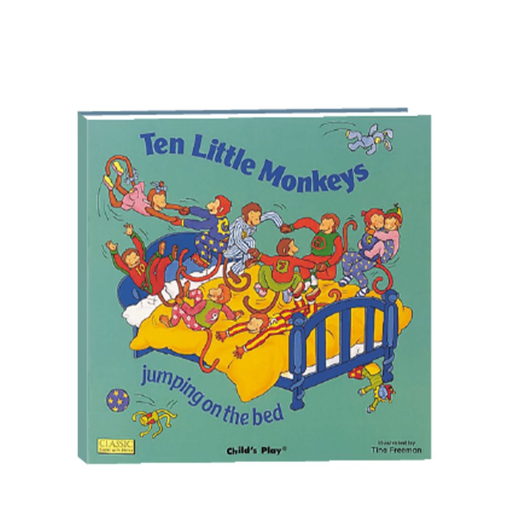Ten Little Monkeys jumping on the bed 點讀繪本