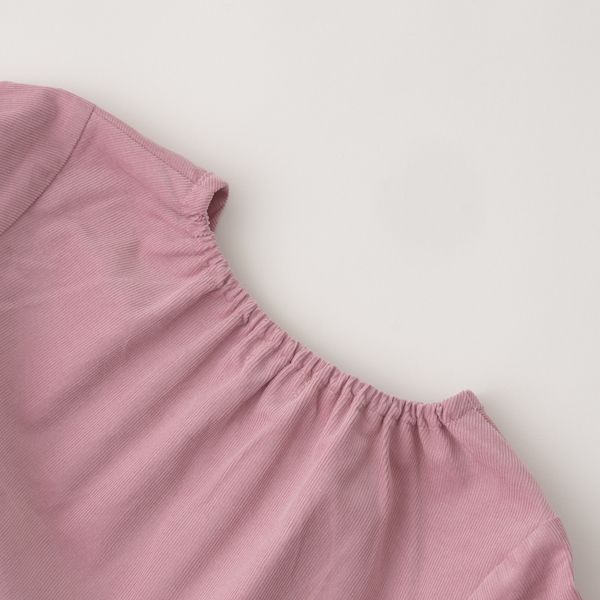 日本 Lycee mine - 可人兒蛋糕分層長袖洋裝(蕾絲領可拆)-粉紅