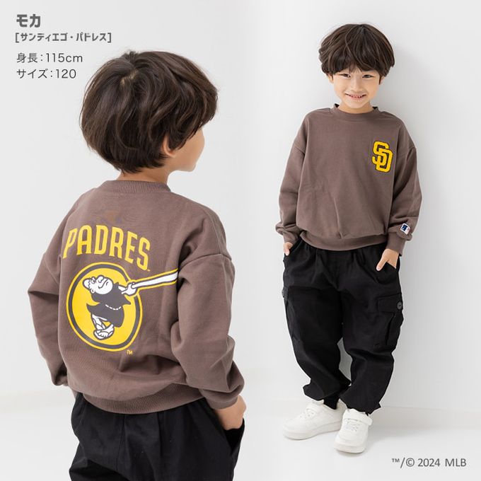 日本 Chil2 - MLB聯名 運動風裏毛長袖上衣-紐約大都會-白