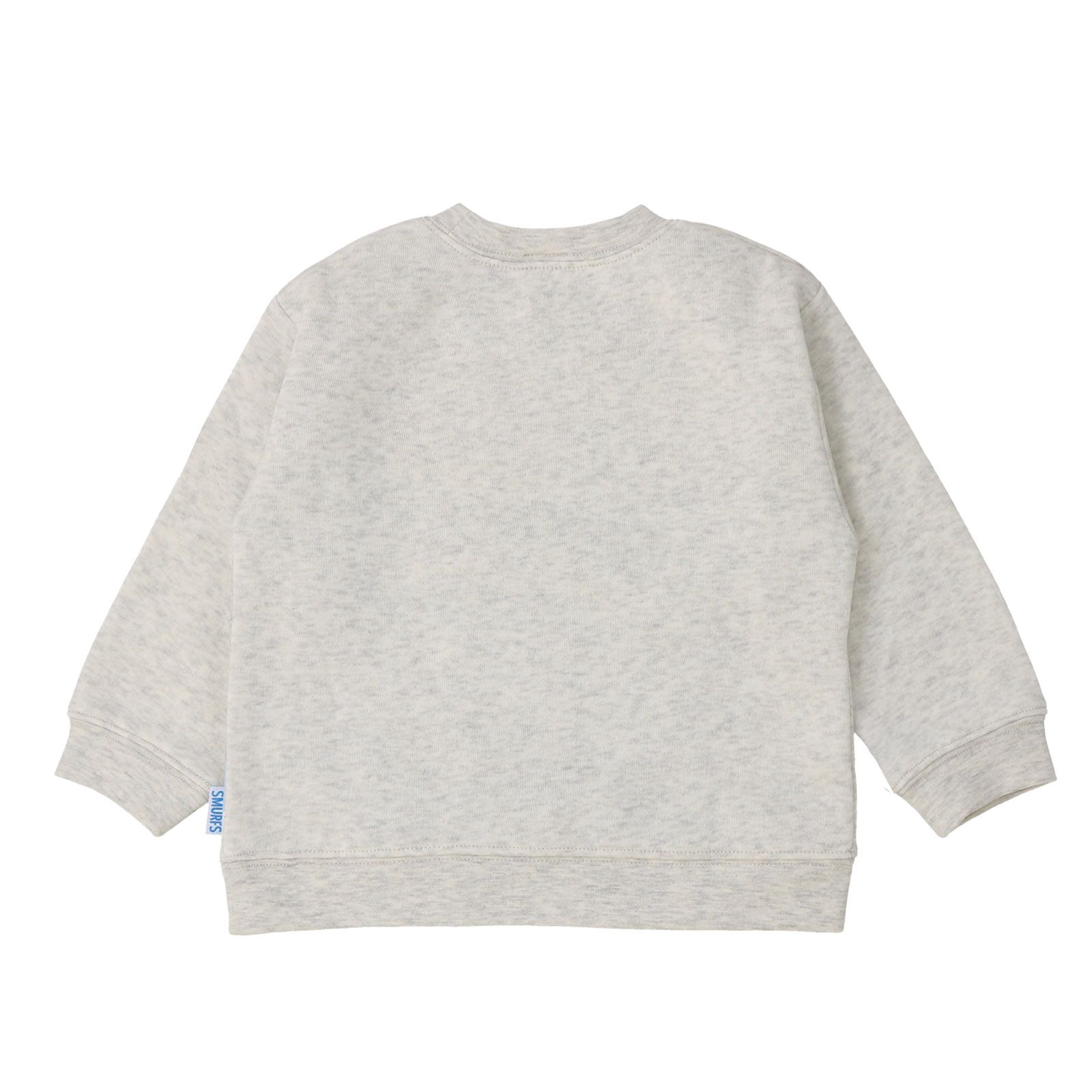 日本 ZOOLAND - 藍色小精靈聯名 保暖長袖上衣-讀書乖寶寶-海軍藍