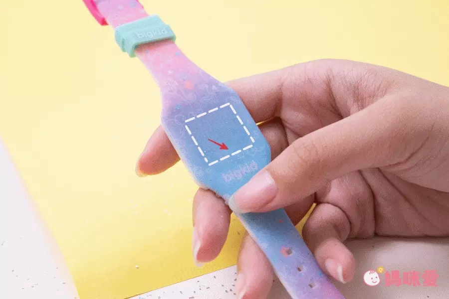 韓國 bigkid - 香香LED電子錶-深藍(橘子香)