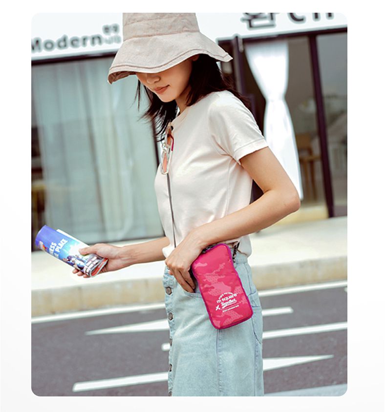 M Square - 運動休閒臂包-迷彩藍