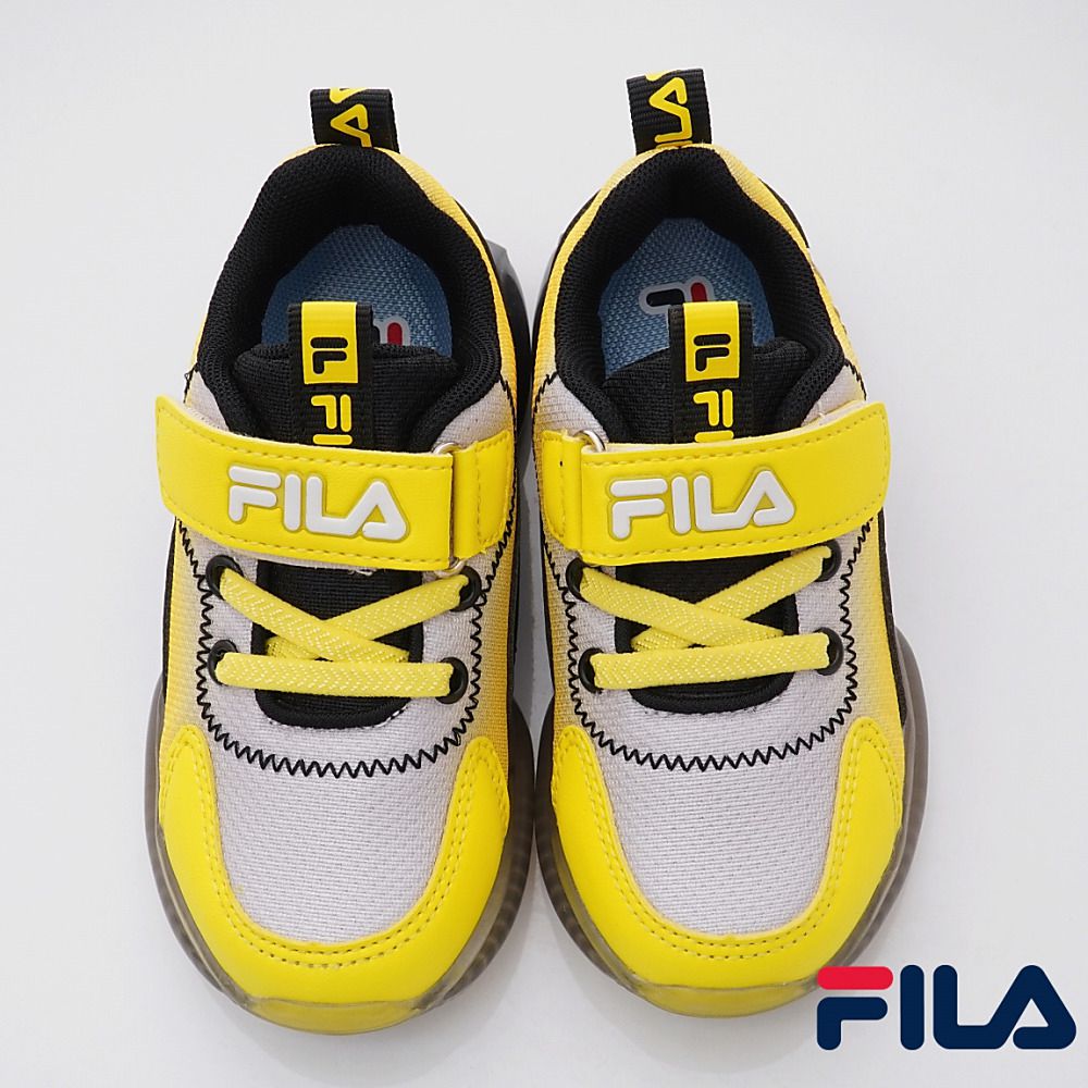 FILA - FILA康特杯電燈運動鞋款(中小童段)-運動鞋-黑黃