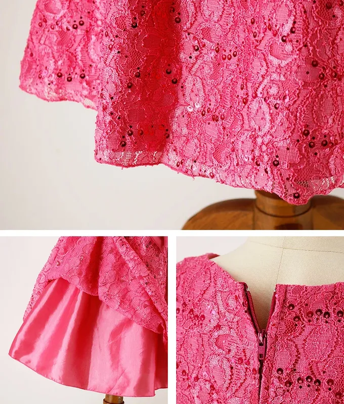 日本 Catherine Cottage - 優雅千金亮片蕾絲洋裝/小禮服-藍綠