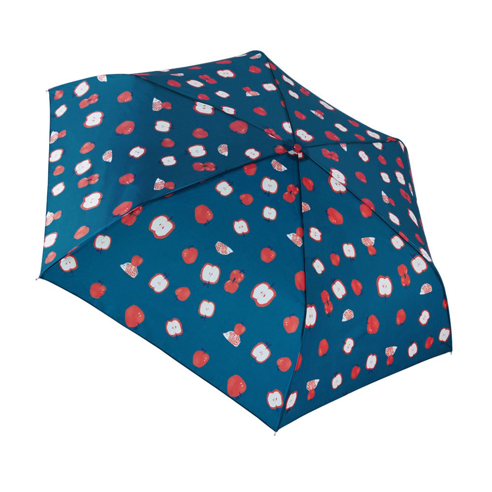 抗UV手開輕細口紅傘-蘋果刺蝟(藍)-225g