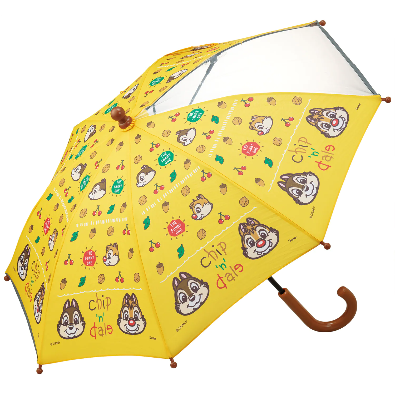 日本千趣會 - 迪士尼 印花兒童直傘/雨傘(附透明窗)-玩具總動員-草綠 (35cm)-身高85-95cm