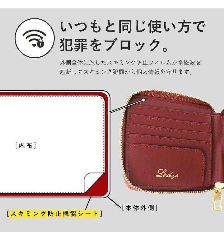 日本 LIZDAYS - 真皮流蘇拉鏈迷你短夾/錢包-米杏 (11x10.8x2.5cm)