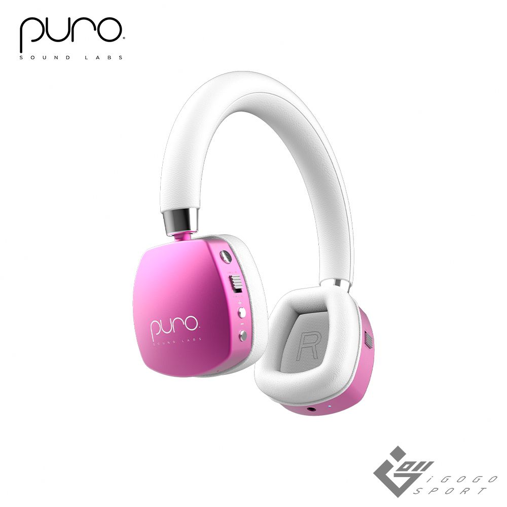PURO SOUND LAB - PuroQuiets-Plus 降噪無線兒童耳機-粉紅色-粉紅色