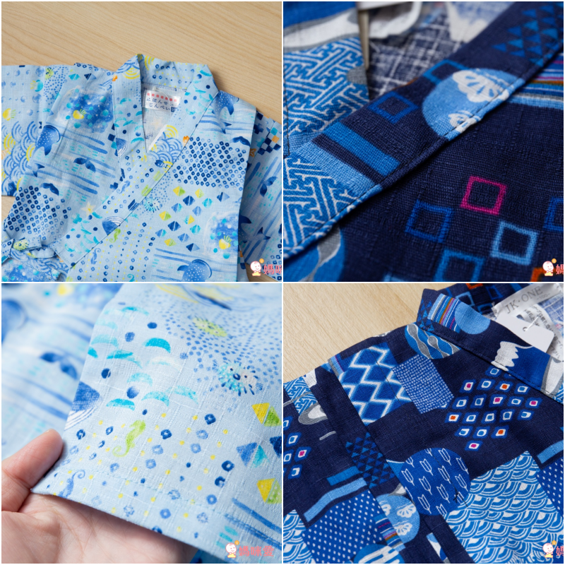 akachan honpo - 幼童兩件式甚平-手鞠-米白色