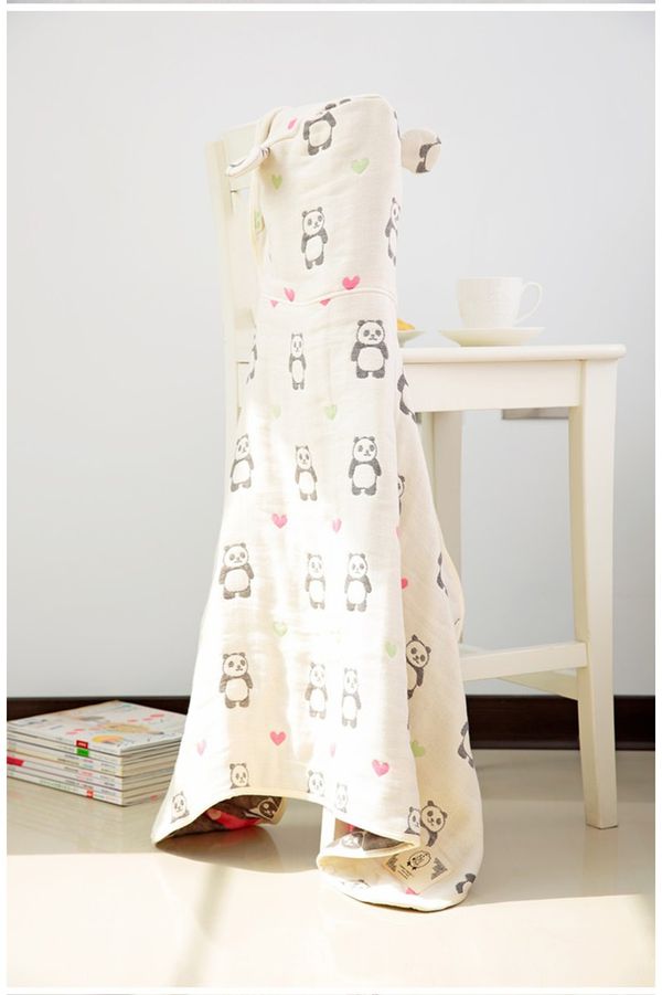 日本原裝認證 ♛ BeBe-Style三河木棉六重紗防踢背心、紗布被、浴巾、毛巾