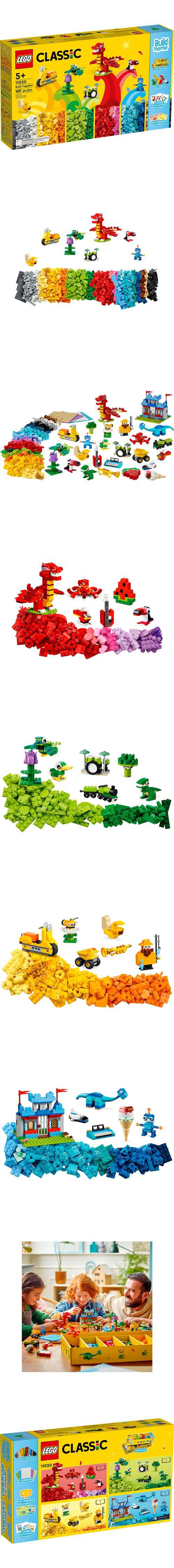 樂高 LEGO - 樂高積木 LEGO《 LT11020 》Classic 經典基本顆粒系列 - 一起拼砌-1601pcs