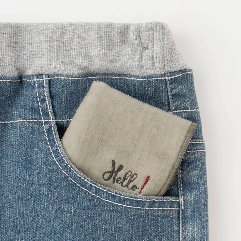 日本千趣會 - 北歐風刺繡方形小手帕5件組 (15x15cm)