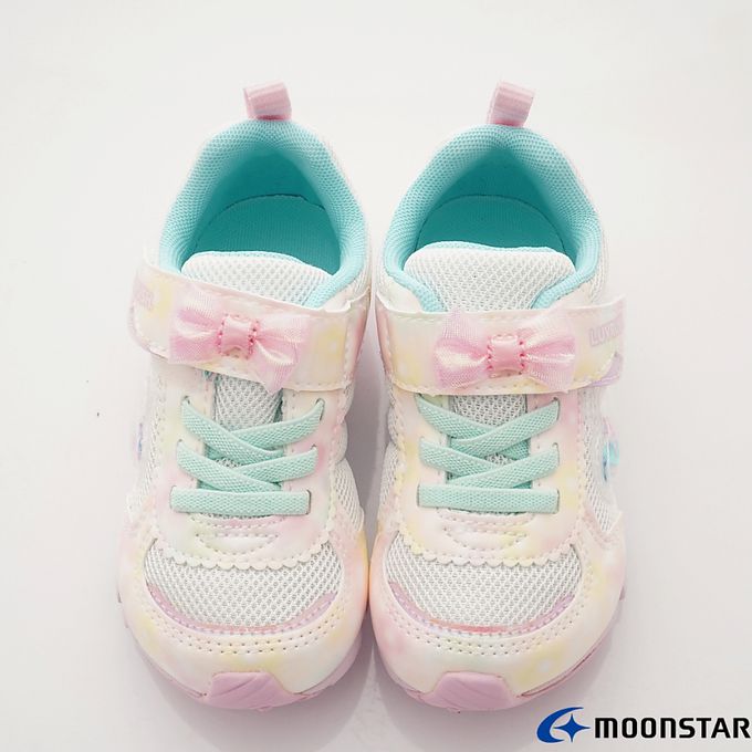 Moonstar日本月星 - 月星LV系列甜心運動款(中大童段)-運動鞋-白