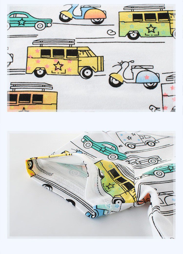 短袖棉T-滿版小汽車