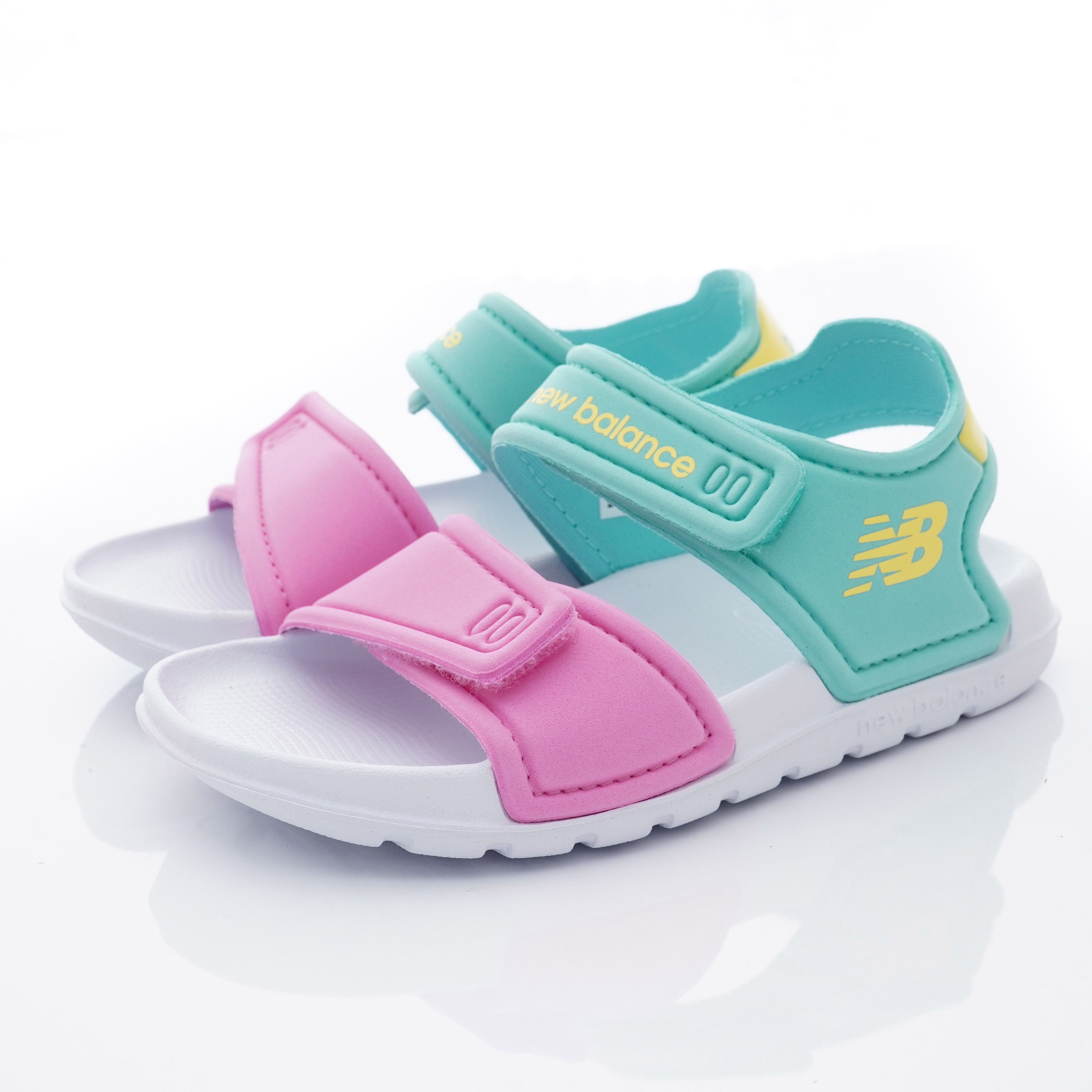 New Balance - NB超輕馬卡龍涼鞋款(小童段)-糖果粉紅/淺綠