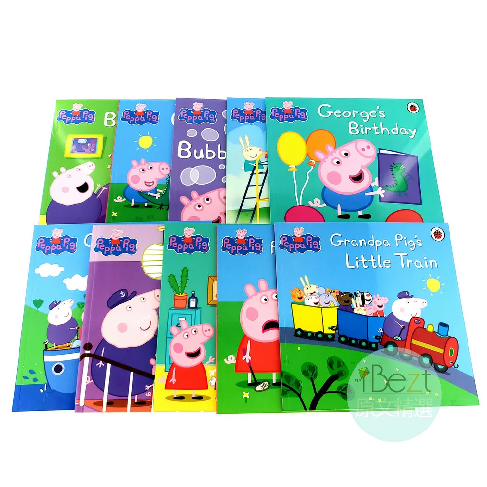 Peppa Pig Lime Bag(10冊) 粉紅豬繪本集