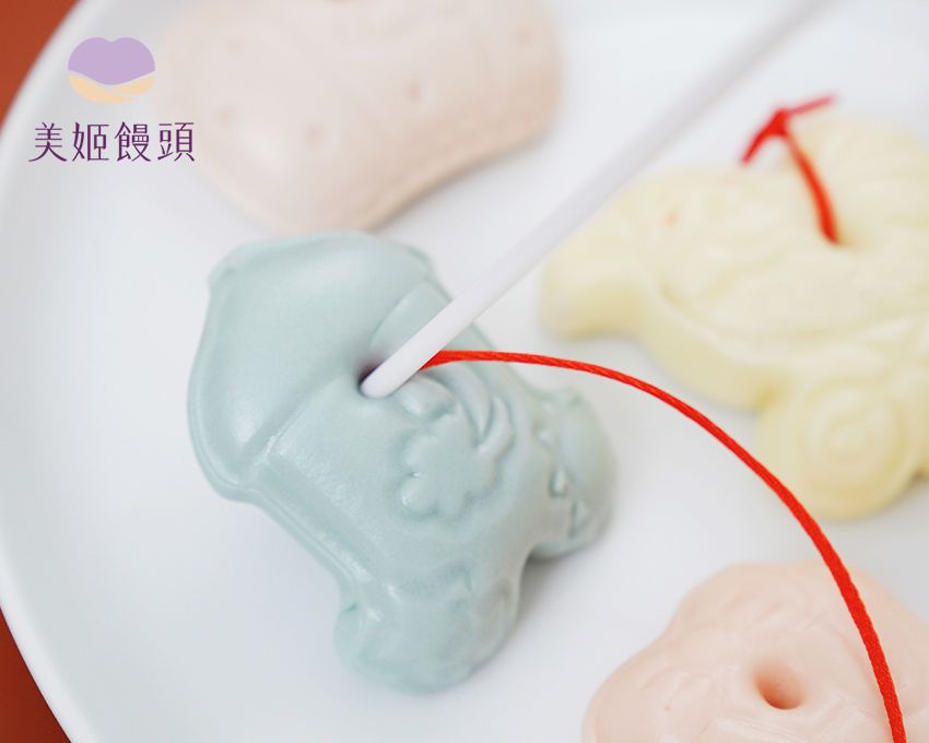 美姬饅頭 - 寶寶收涎饅頭-6入-20g/顆