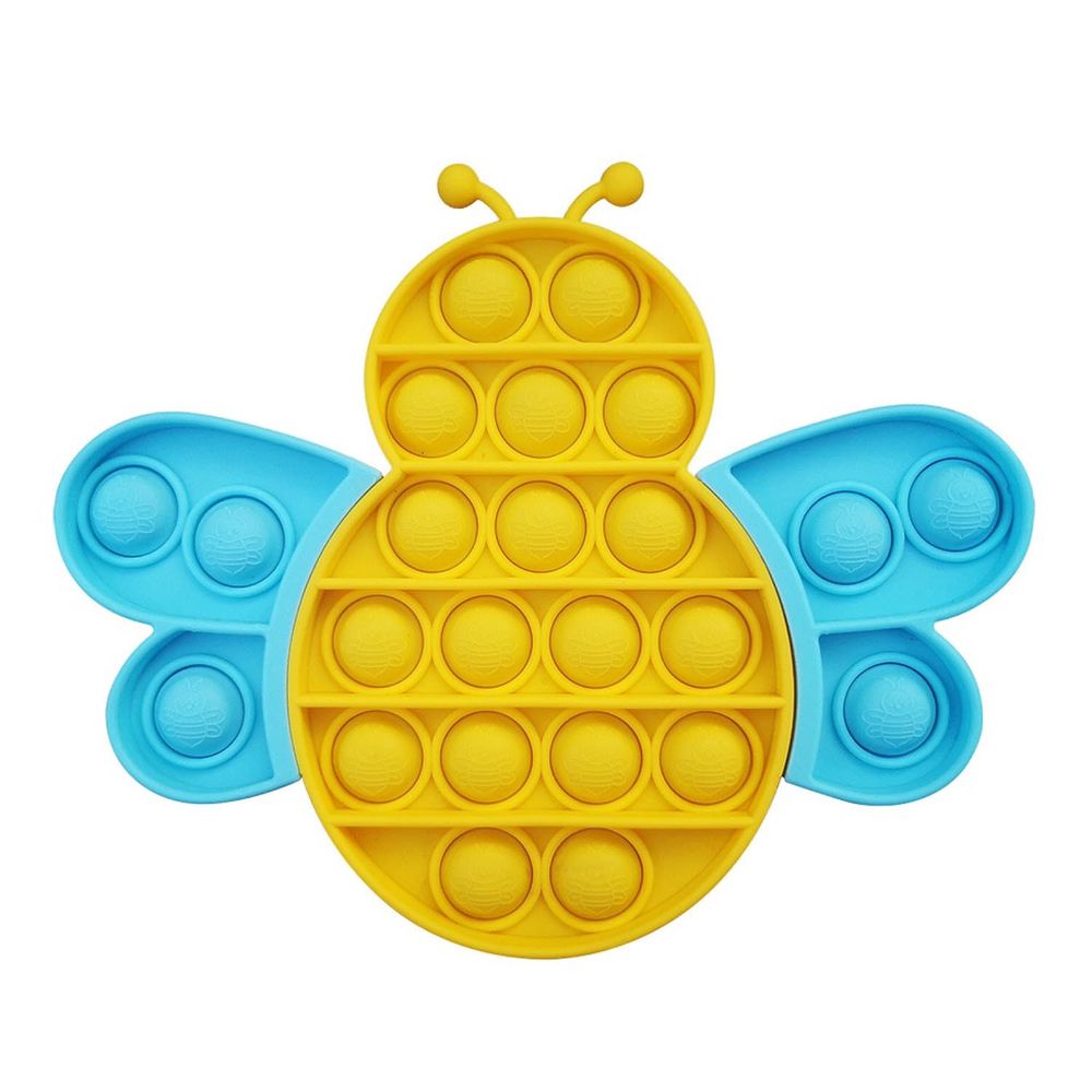 嘻嘻哈哈 - POP IT 療癒玩具-小蜜蜂-黃配藍