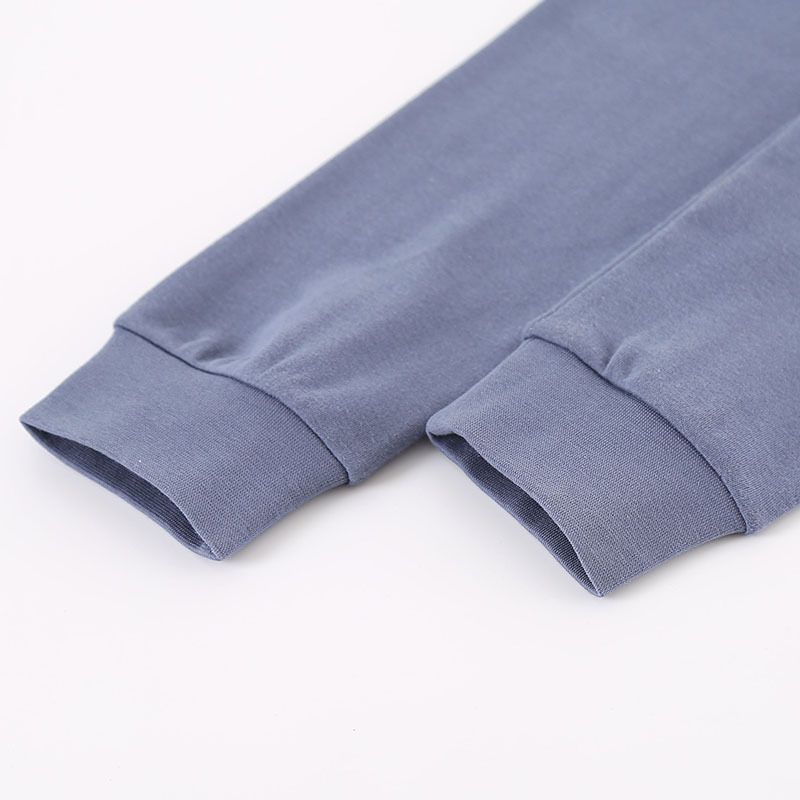 MAMDADKIDS - 純棉長袖家居服套裝-太空人-藍色+深藍色-縮褲口