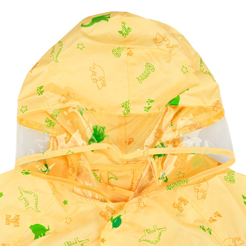 akachan honpo - 雨衣-恐龍-黃色