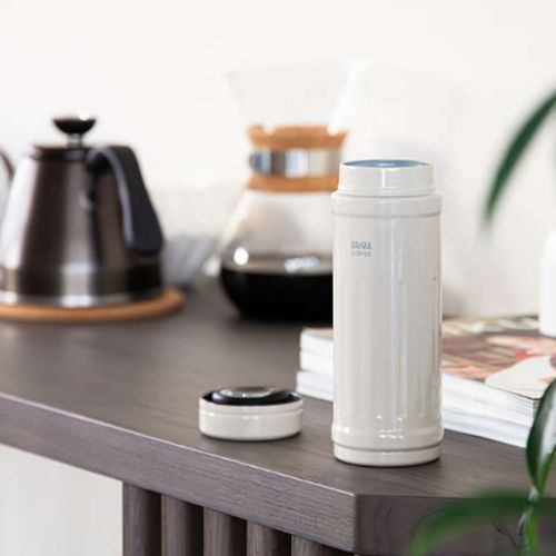 QAHWA 第二代精品咖啡專用保冷保溫瓶-象牙白-210g