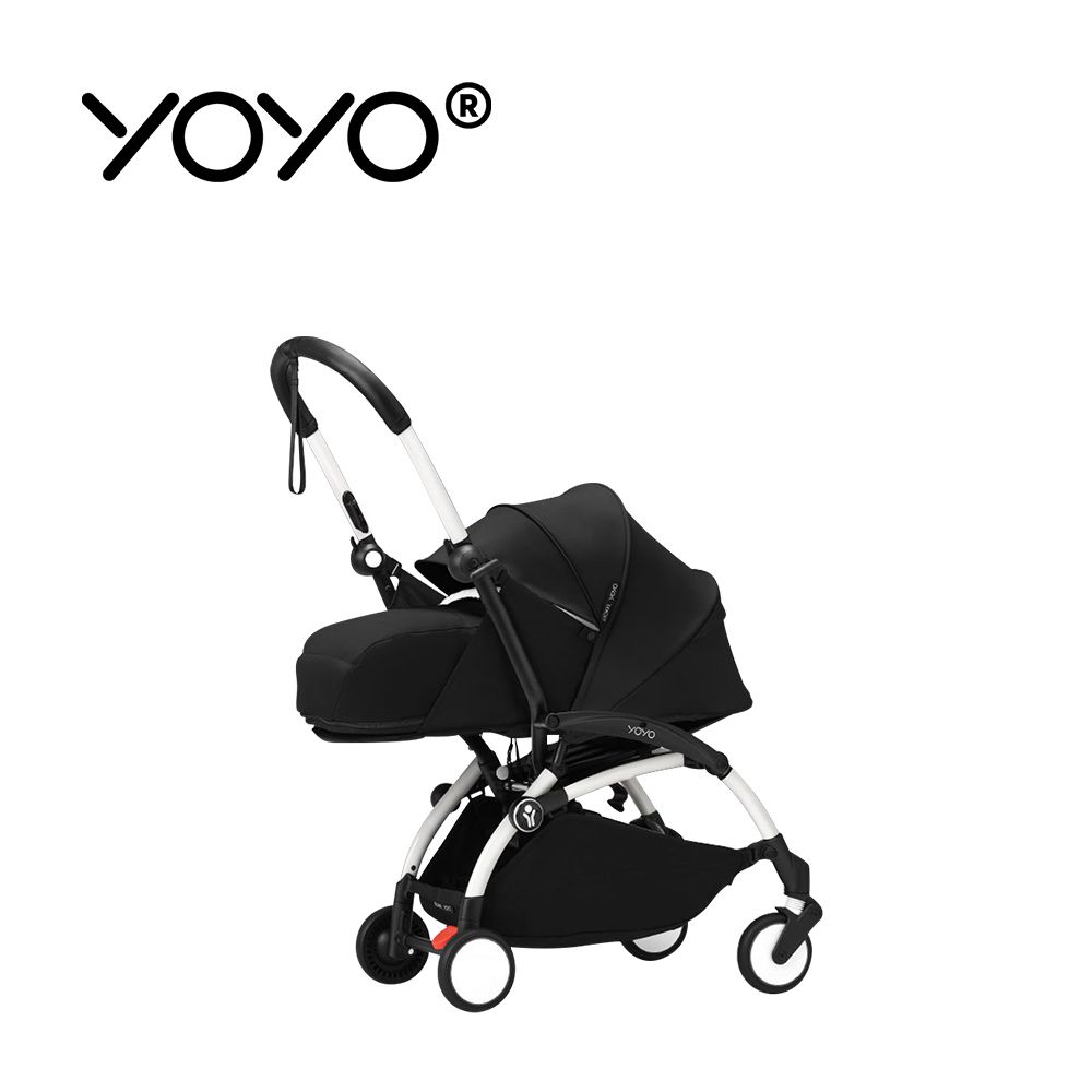 YOYO³ 0+推車組合-(含車架)-白色車架+黑色
