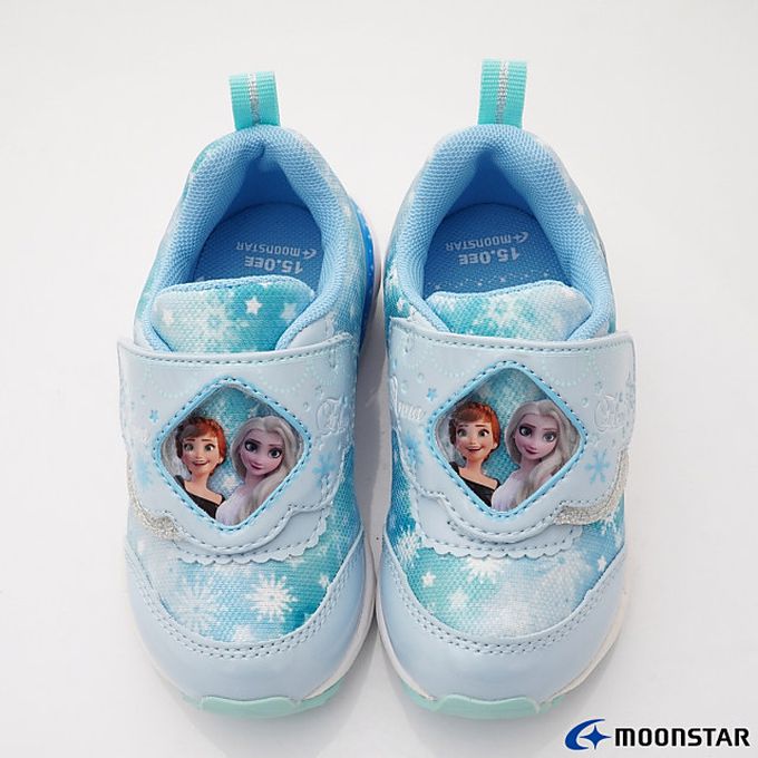 Moonstar日本月星 - 月星冰雪聯名機能童鞋-DNC13119淺藍(中小童段)-機能運動鞋-淺藍