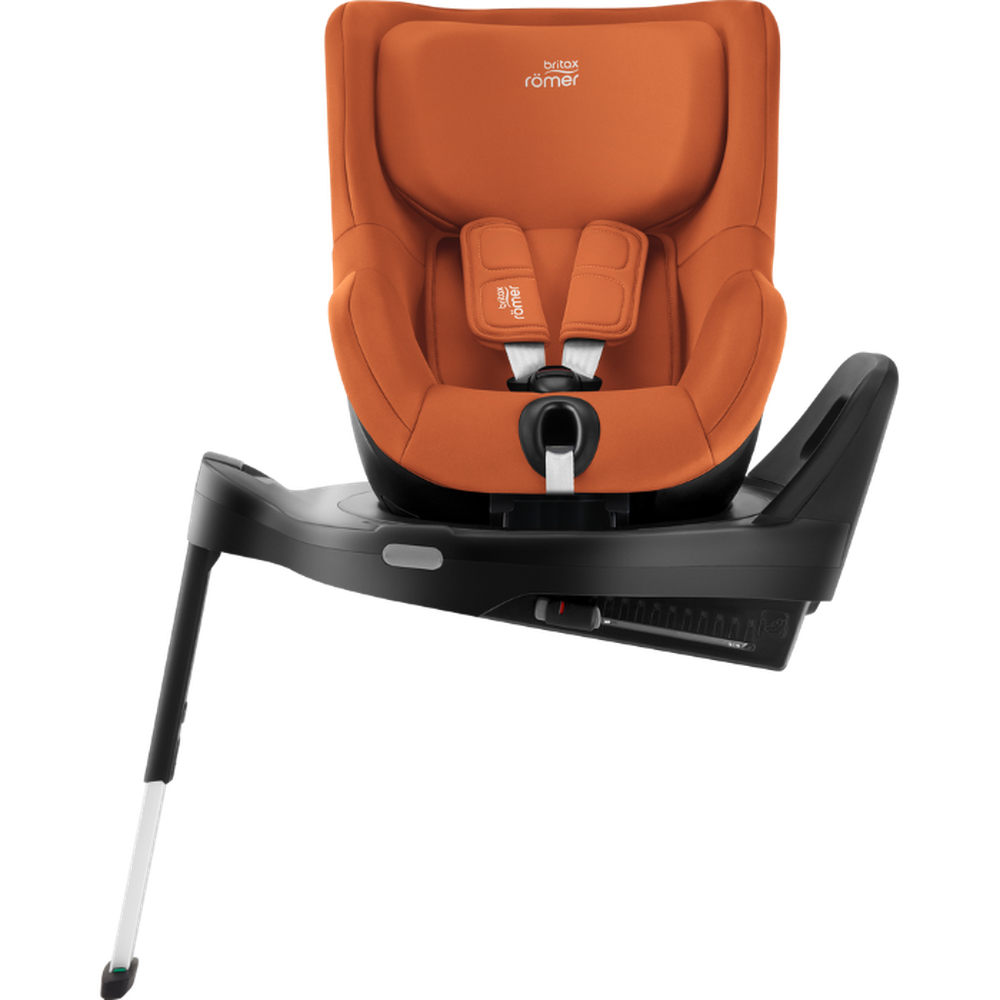 britax römer - 德國原裝Dualfix Pro ISOFIX 360度旋轉0-4歲汽座-干邑金-(贈皮椅保護墊)