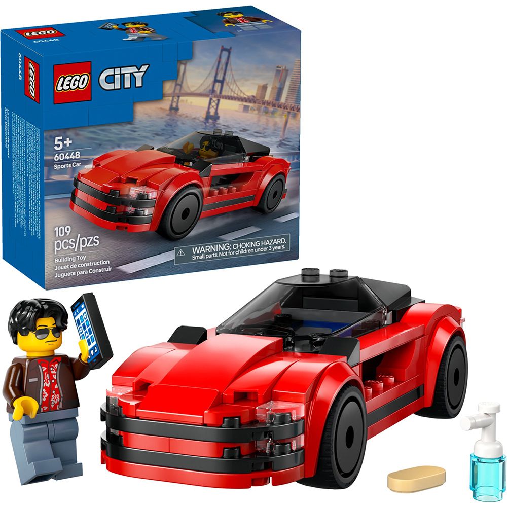 LEGO 60448 City 城市系列 - 紅色跑車