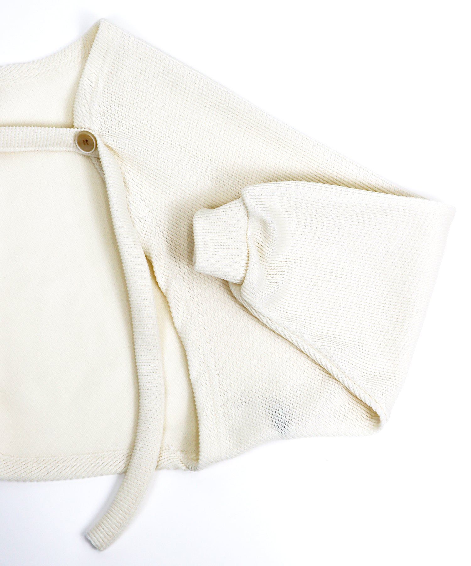 日本 BLUE EAST - 羅紋針織內搭x短版外套兩件組-黑