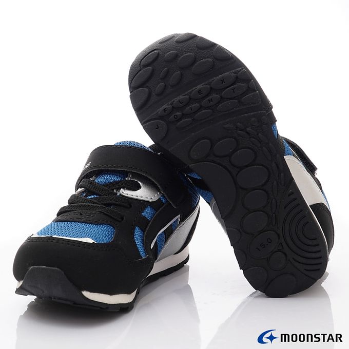 Moonstar日本月星 - 運動鞋系列童鞋-MSCNC2957黑藍(中童段)-機能運動鞋-黑藍