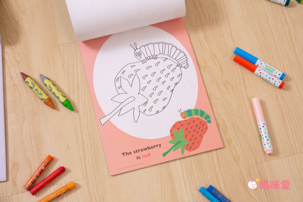 暢銷繪本聯名！好餓的毛毛蟲 x MIDEER 可水洗彩色筆、蠟筆