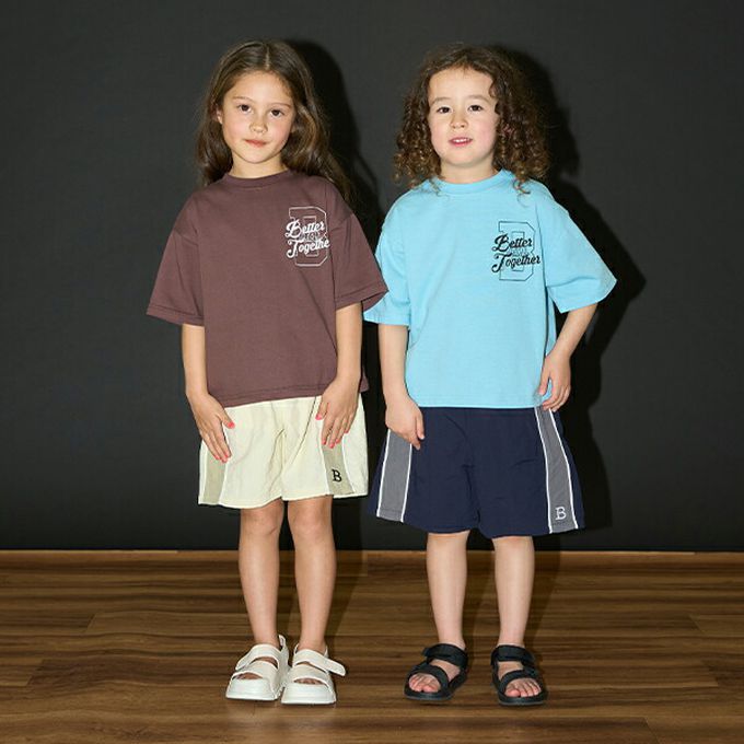 日本 b-ROOM - 輕盈尼龍側邊線條短褲-紫