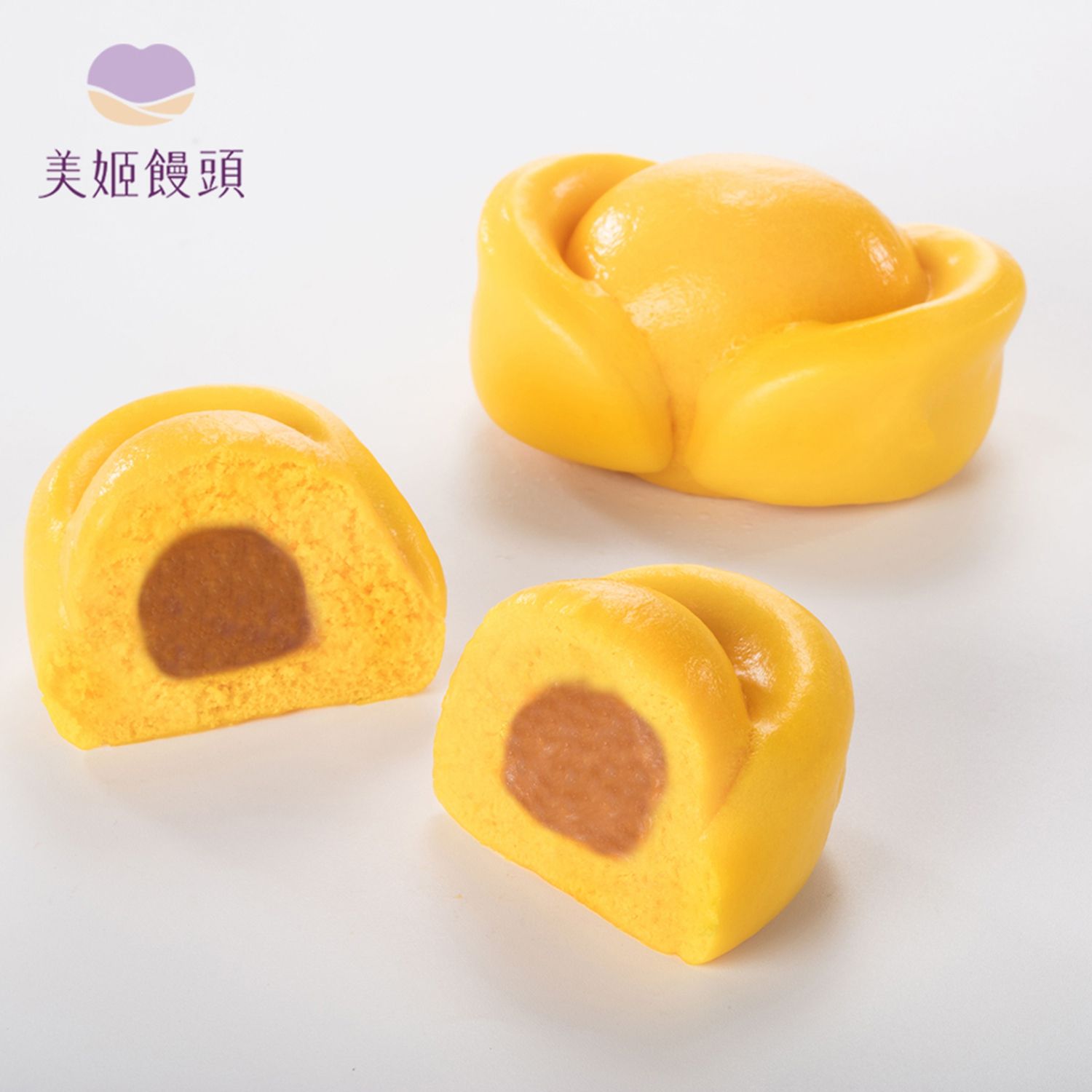 美姬饅頭 - 金元寶造型饅頭-6入-50g/顆