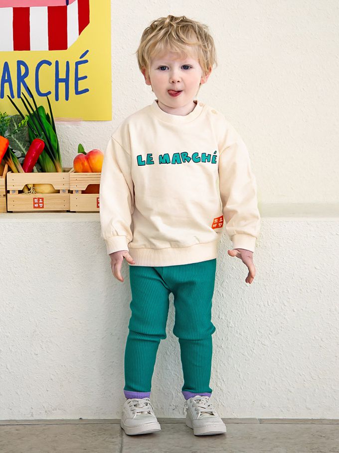 韓國 Pimpollo - 背後動物印花長袖上衣-紫