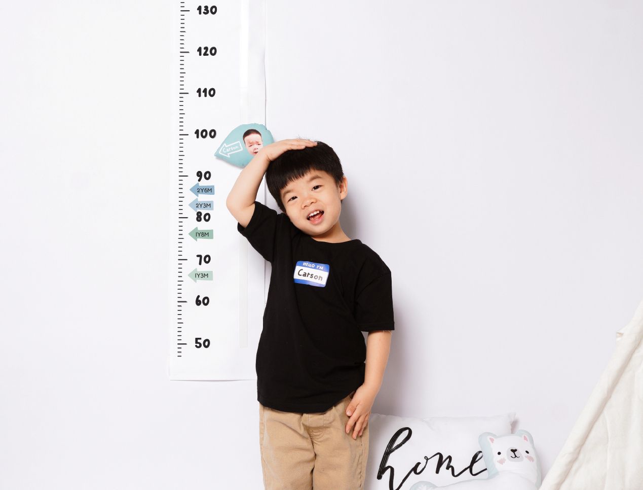 【DRIZZLE 好滴】客製化小朋友 抱枕/成長尺/吊飾