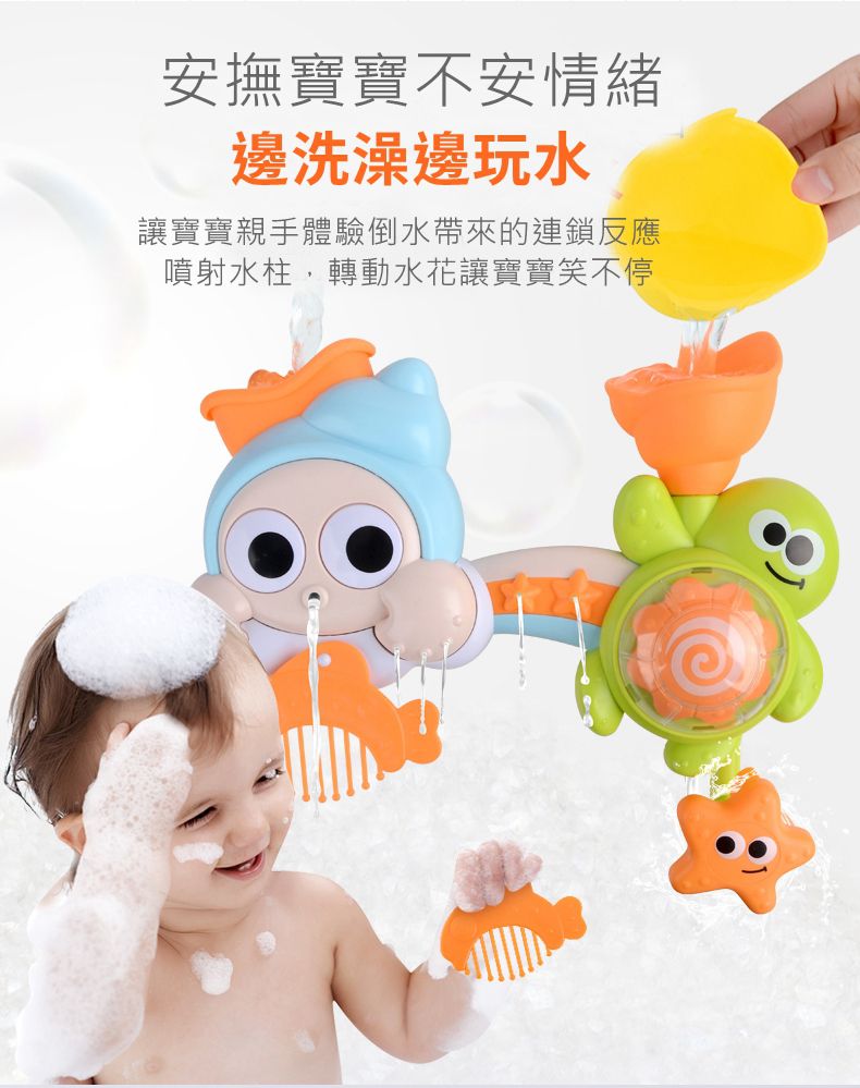 IngBaby - 流水轉轉樂 洗澡玩具