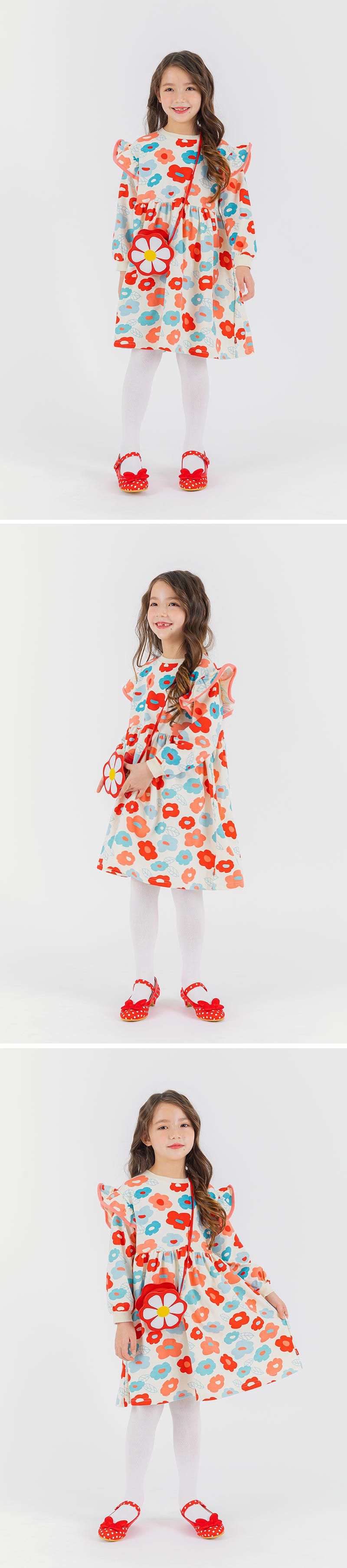 韓國 OZKIZ - 紅色點點低跟皮鞋