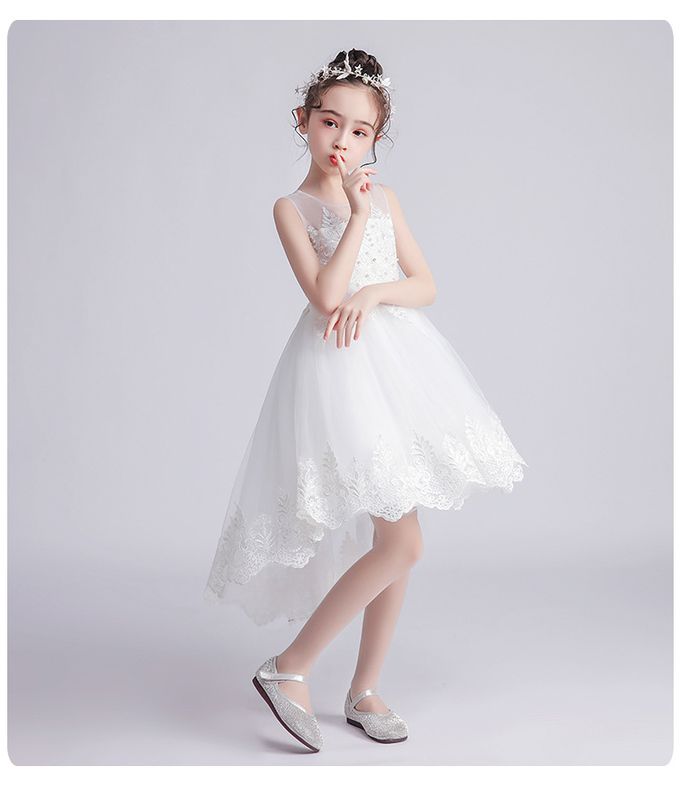 銀雪杉林拖尾禮服