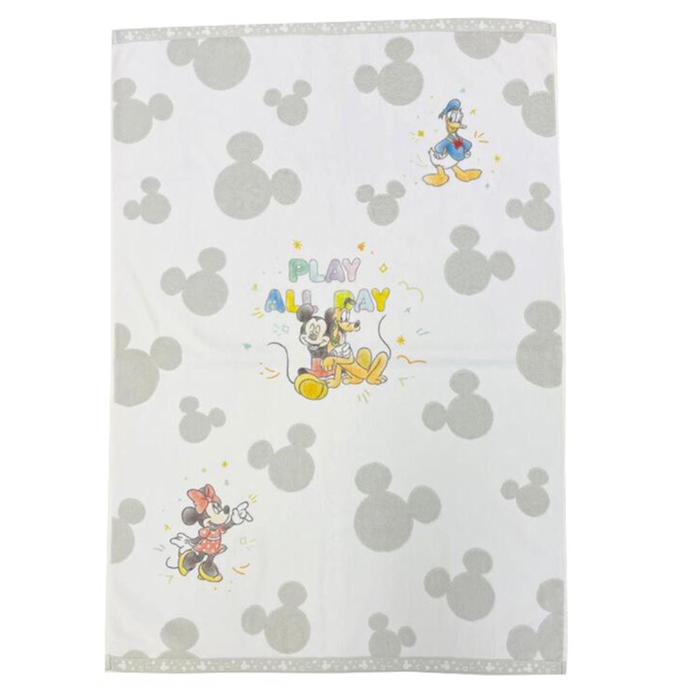 akachan honpo - 迪士尼嬰兒毛巾被-灰色 (70×100cm)