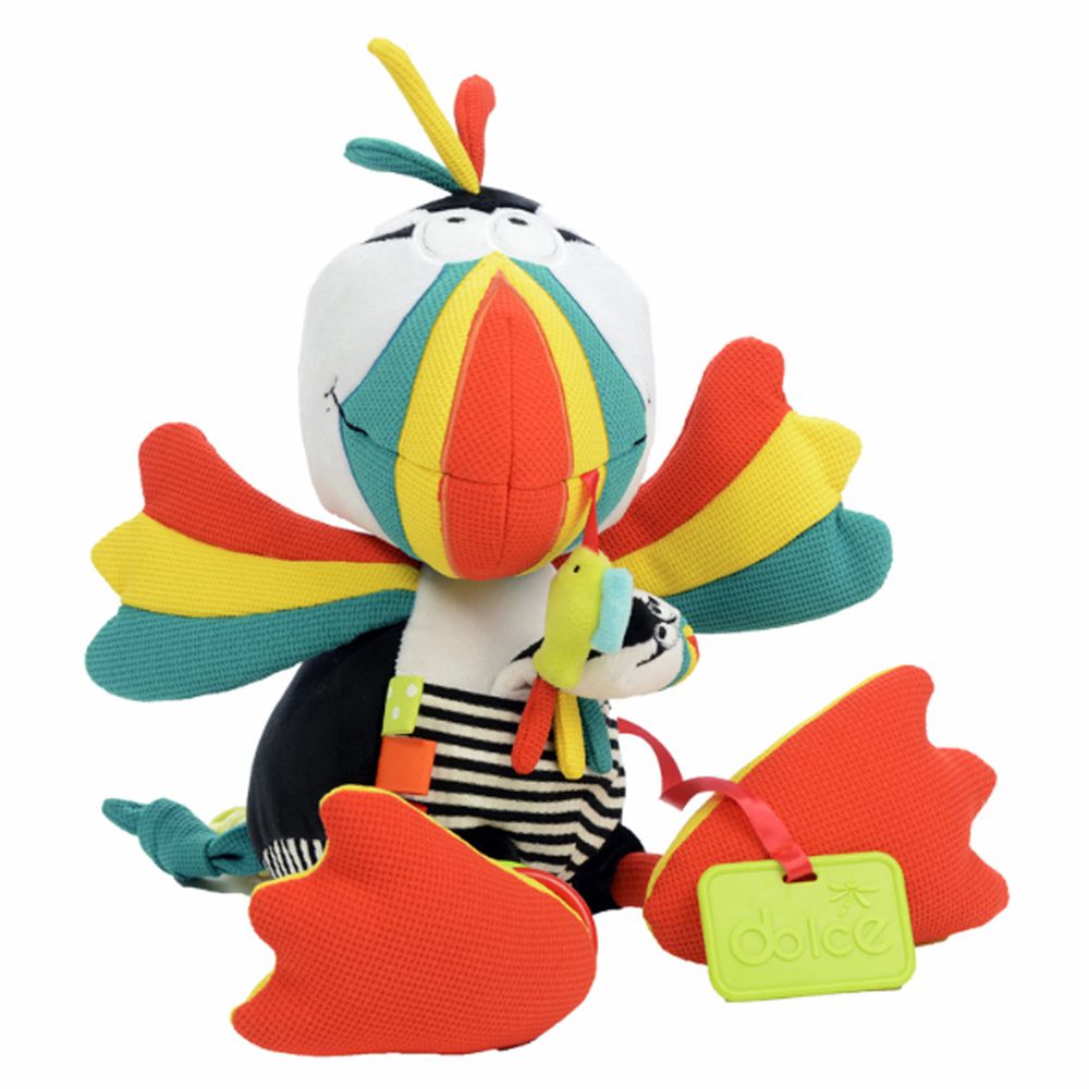 法國 Dolce Toys - 感統玩偶-大嘴鳥帕芬