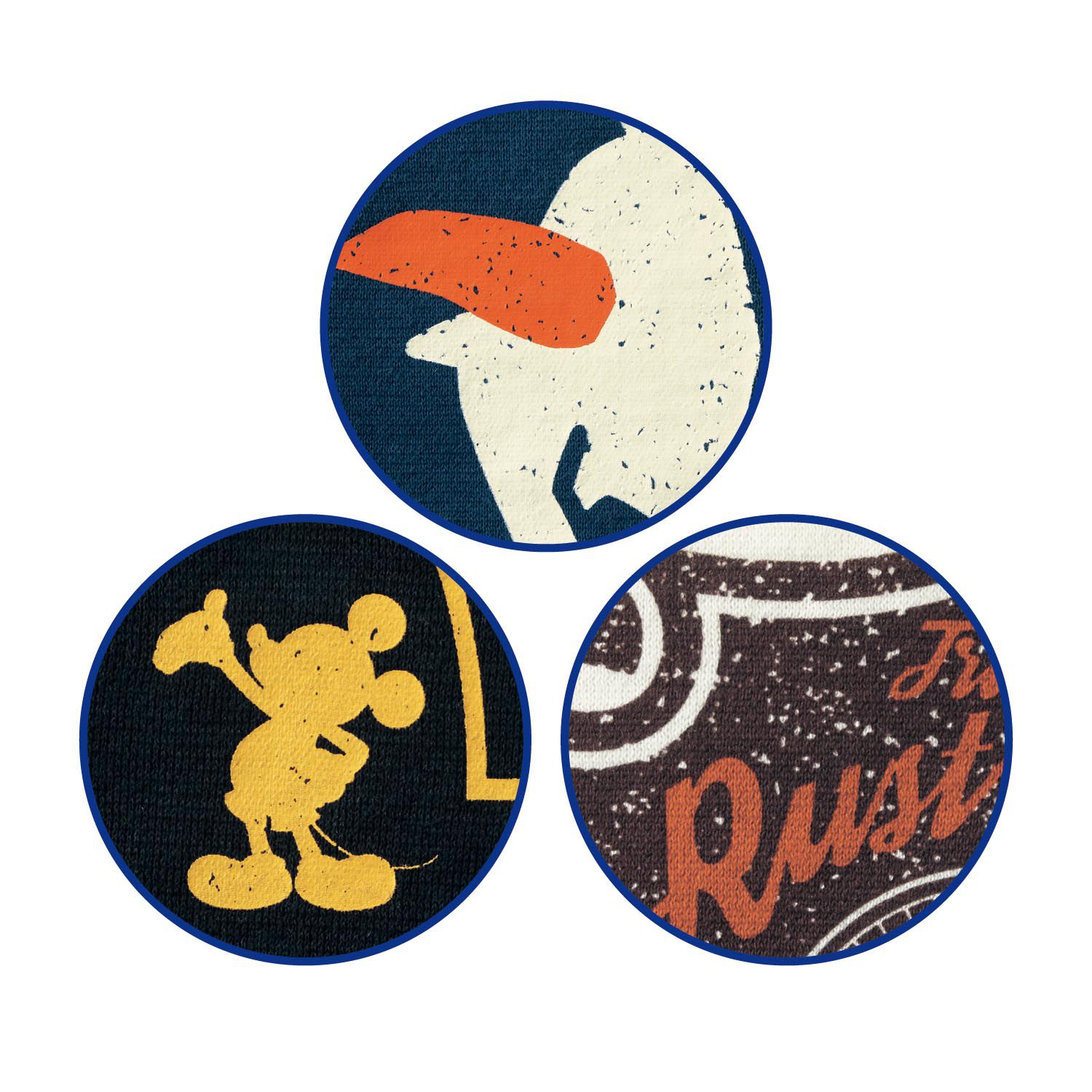 日本千趣會 - 迪士尼裏起毛長T-復古CARS-米