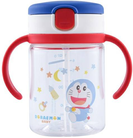 日本 Richell 利其爾 - DORAEMON水杯-LC系列-紅/藍 (200ML)