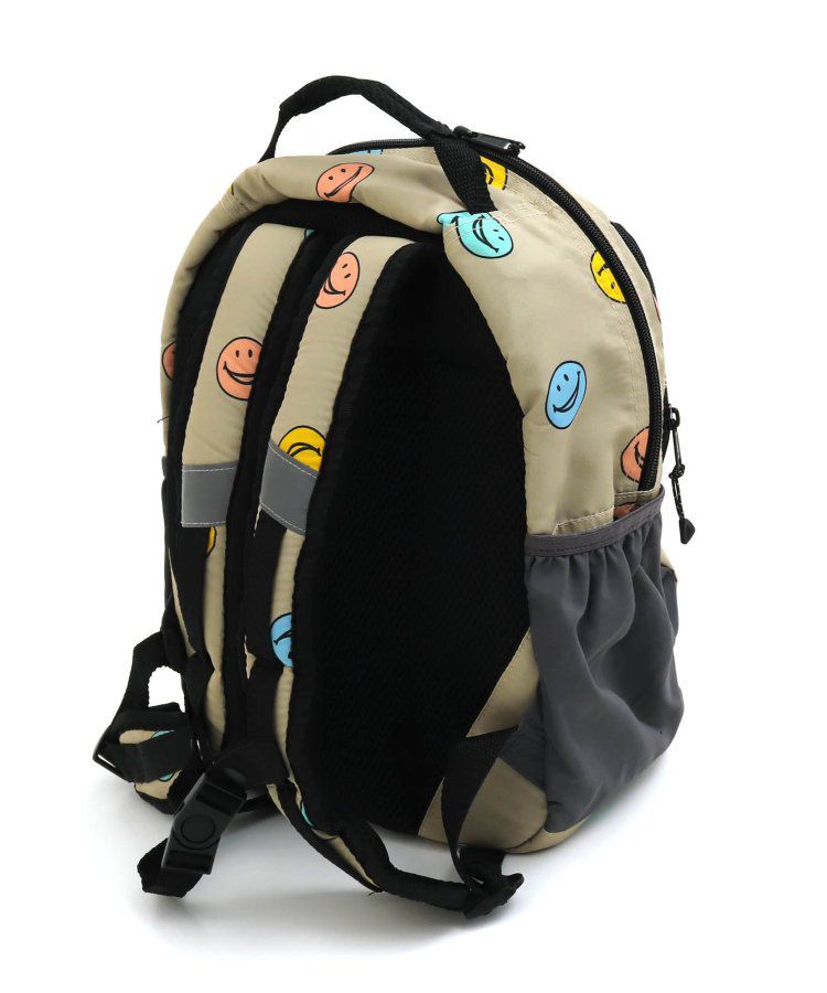 日本 BREEZE - 高機能輕量減壓設計兒童背包-白綠棋盤格 (33x24x13cm)