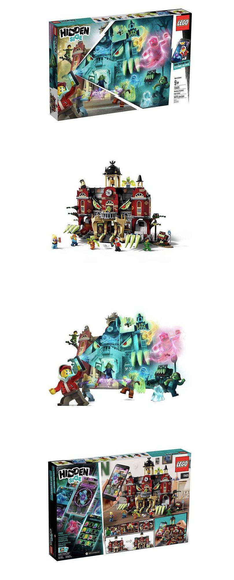 樂高 LEGO - 【新品】樂高Hidden Side幽靈祕境系列-紐伯里鬧鬼高校 70425-1474pcs