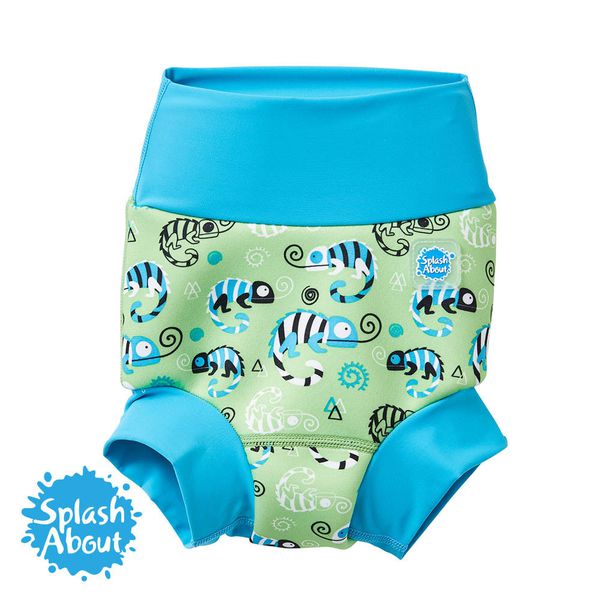 Splash About 潑寶 - 3D加強版 游泳尿布褲-國王變色龍