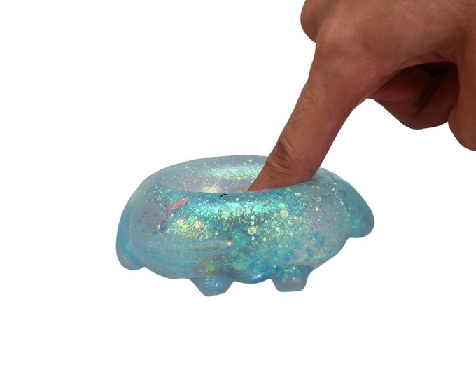 樂彩森林 - 療癒捏捏樂-麥芽糖布丁熊-1入(顏色隨機)